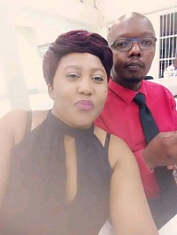 Paul Mahlabe & Wife Sina Keele