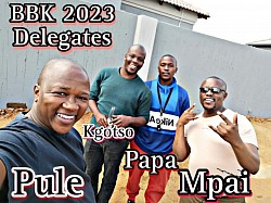Delegates Pule, Kgotso, Papa, Mpai