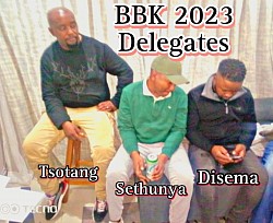 Delegates Tsotang, Sethunya, Disema
