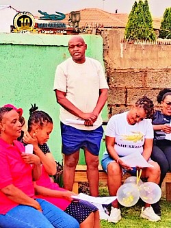 Oupa with delegates