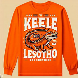 Keele Lesotho Track top Orange