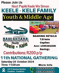 2024 National Youth Gathering Bahlakoana Bo Keele - Kele